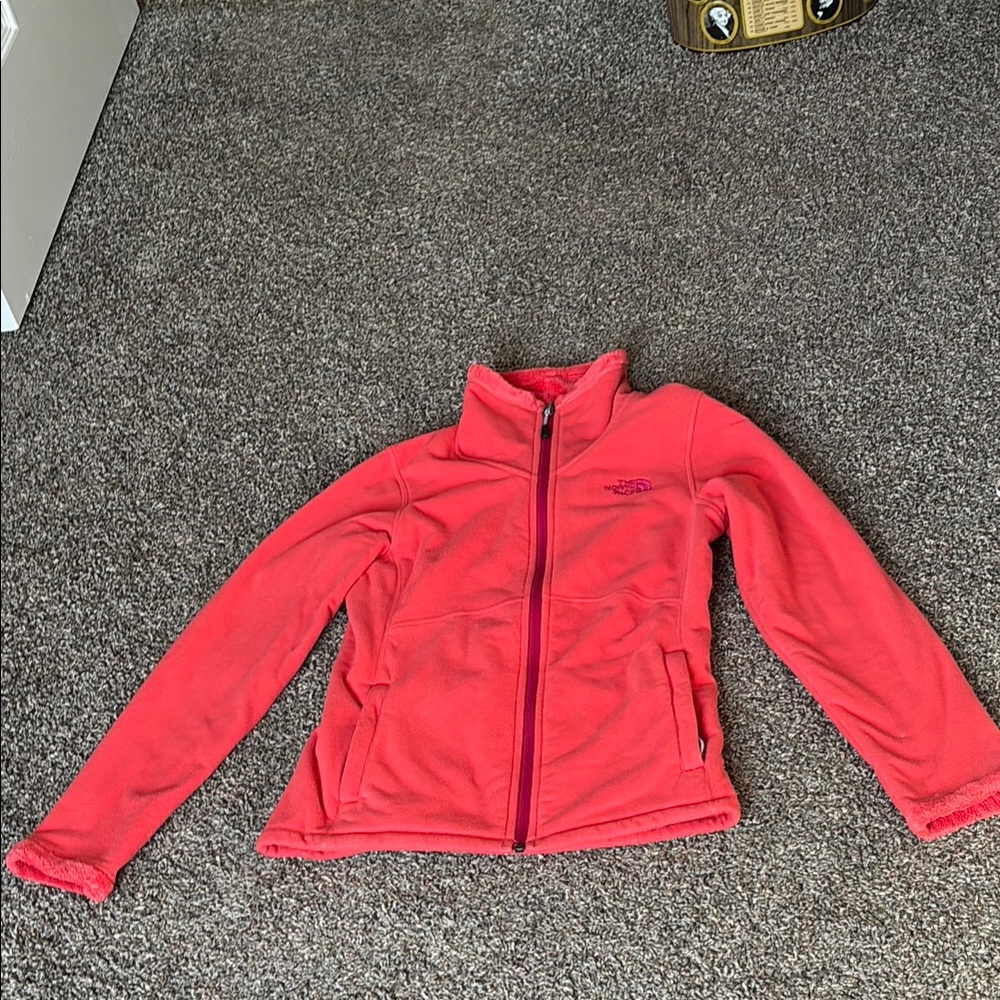 The North Face Pink Fleece Jacket Athletic Casual Wear
